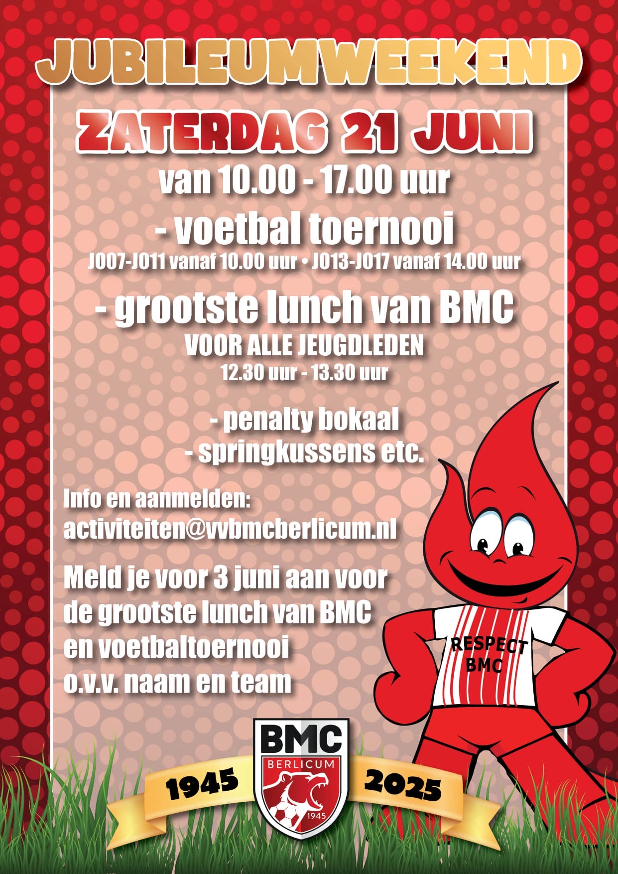 Zaterdag 21 juni, een dag voor de jeugd